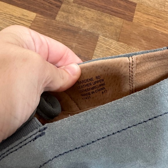 Polo Ralph Lauren‎ Mens Loafers 8 Blue Suede Slip On Preppy Summer Boat Shoe - Picture 5 of 12